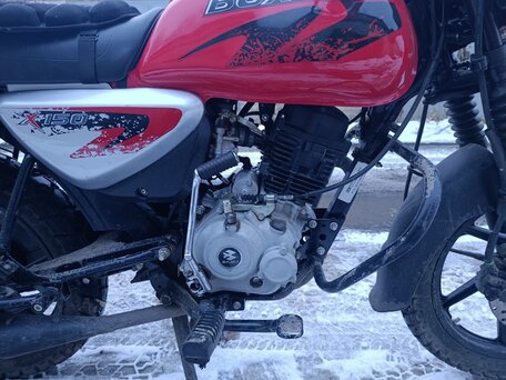 2023 Bajaj Boxer BM 150X, красный, 120000 рублей, вид 3
