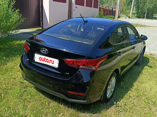 2018 Hyundai Solaris II, чёрный, 1290000 рублей, вид 4
