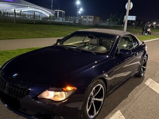 2008 BMW 6 серии 650i II (E63/E64) Рестайлинг, синий, 2500000 рублей, вид 4
