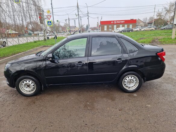 2022 Lada (ВАЗ) Granta I Рестайлинг, чёрный, 630000 рублей - вид 6
