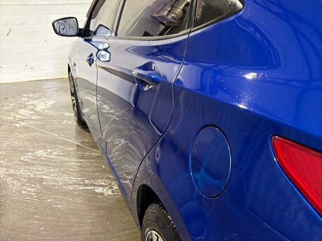 2013 Hyundai Solaris I, синий, 830000 рублей, вид 4