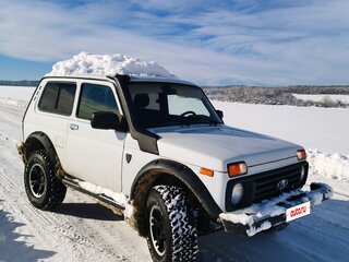 2013 Lada (ВАЗ) 2121 (4x4) Bronto I Рестайлинг, белый, 620000 рублей, вид 3