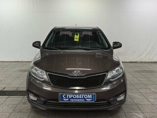 2016 Kia Rio III Рестайлинг, коричневый, 950000 рублей, вид 2