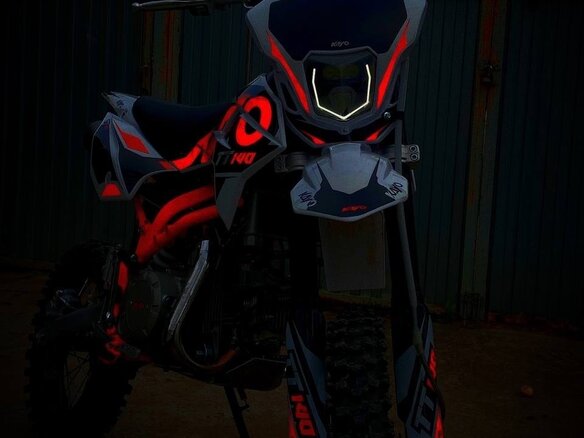 2025 Kayo Basic TT140EM, оранжевый, 90000 рублей
