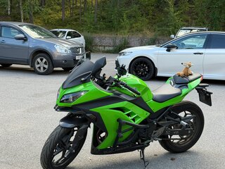 2013 Kawasaki Ninja 300, зелёный, 380000 рублей, вид 4