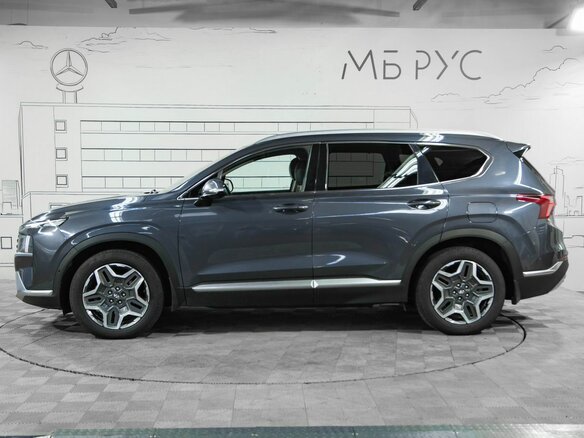 2021 Hyundai Santa Fe IV Рестайлинг, синий, 3589000 рублей - вид 9