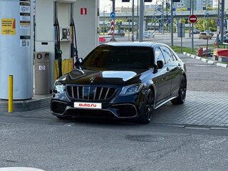 2014 Mercedes-Benz S-Класс 500 Long VI (W222, C217), чёрный, 3100000 рублей, вид 4