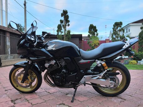 2005 Honda CB 400 Super Four, чёрный, 450000 рублей, вид 1
