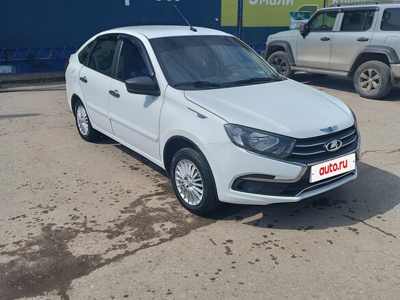 2019 Lada (ВАЗ) Granta I Рестайлинг, белый, 530000 рублей - вид 4