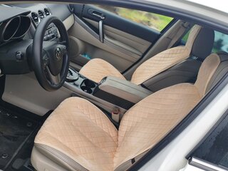 2010 Mazda CX-7 I Рестайлинг, белый, 1100000 рублей, вид 5