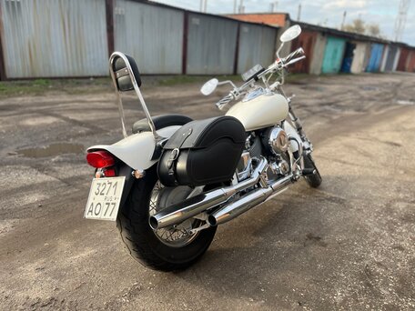 1998 Yamaha XVS400 Drag Star, белый, 320000 рублей, вид 5