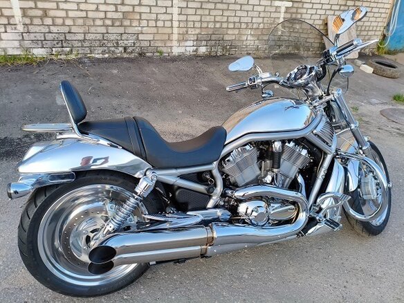 2006 Harley-Davidson V-Rod, серебристый, 1200000 рублей - вид 1