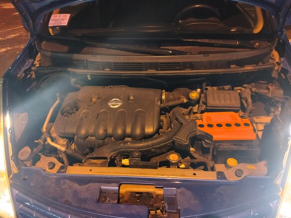 2008 Nissan Note I, синий, 600000 рублей - вид 15