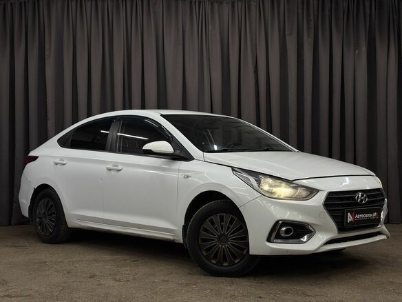 2018 Hyundai Solaris II, белый - вид 2