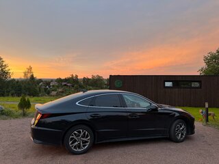 2020 Hyundai Sonata VIII (DN8), чёрный, 2130000 рублей, вид 4
