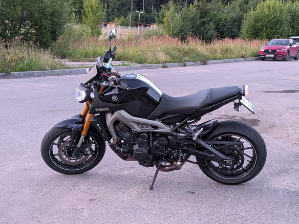 2015 Yamaha MT-09 (FZ-09), фиолетовый, 680000 рублей - вид 9