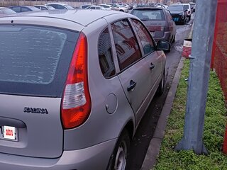 2007 Lada (ВАЗ) Kalina I, серый, 210000 рублей, вид 4