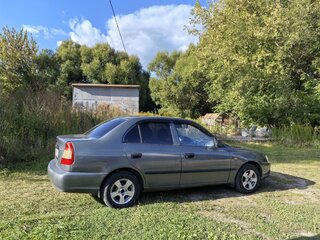 2004 Hyundai Accent ТагАЗ II, серый, 248000 рублей, вид 3