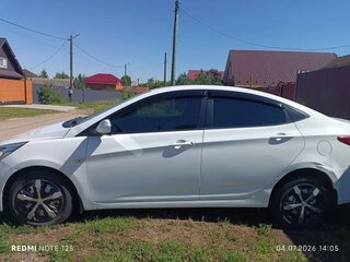 2015 Hyundai Solaris I Рестайлинг, белый, 520000 рублей, вид 4