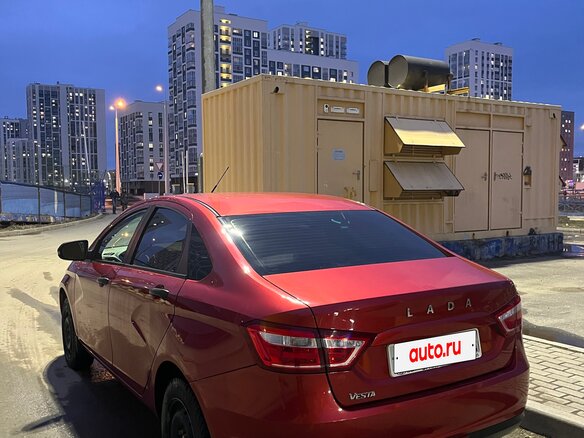2021 Lada (ВАЗ) Vesta I, красный, 820000 рублей - вид 8
