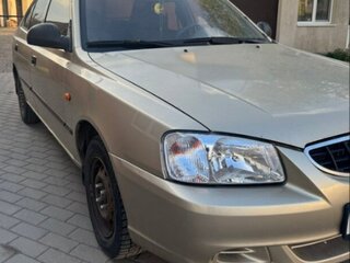 2005 Hyundai Accent ТагАЗ II, бежевый, 380000 рублей, вид 5