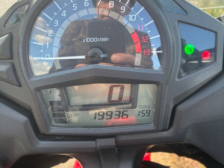 2013 Kawasaki ER-6F (Ninja 650R), красный, 460000 рублей, вид 1