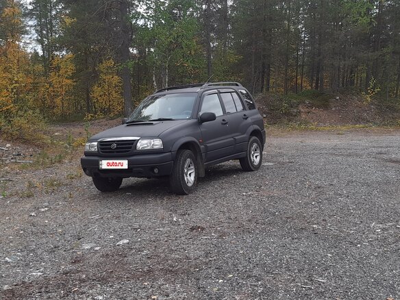 2002 Suzuki Grand Vitara I Рестайлинг, чёрный, 650000 рублей