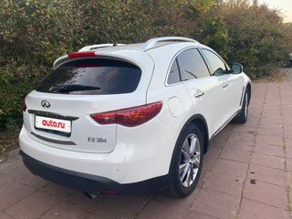 2012 Infiniti FX30d II (S51) Рестайлинг, белый, 1850000 рублей, вид 4