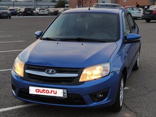2018 Lada (ВАЗ) Granta I, синий, 590000 рублей, вид 3