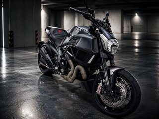 2014 Ducati Diavel, чёрный, 1100000 рублей, вид 1