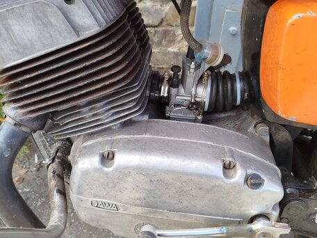 1976 CZ 350, жёлтый, 55000 рублей, вид 3