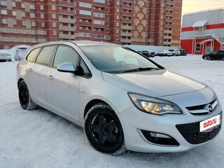 2012 Opel Astra J Рестайлинг, серебристый, 749000 рублей, вид 2