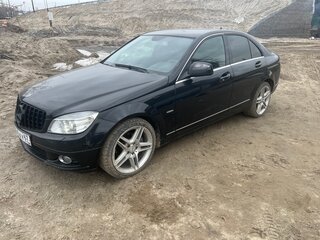 2008 Mercedes-Benz C-Класс 280 III (W204), чёрный, 1100000 рублей, вид 1