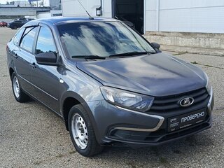 2018 Lada (ВАЗ) Granta I Рестайлинг, серый, 370000 рублей, вид 3