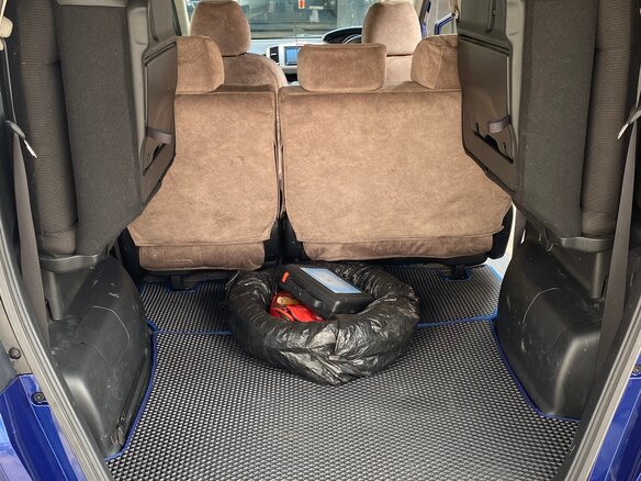 2012 Honda Freed I Рестайлинг, синий, 950000 рублей - вид 12