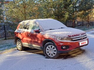 2012 Volkswagen Tiguan I Рестайлинг, красный, 1400000 рублей, вид 2