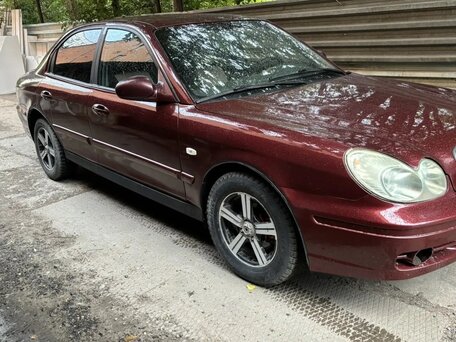 2006 Hyundai Sonata ТагАЗ IV (EF) Рестайлинг, красный, 370000 рублей, вид 3