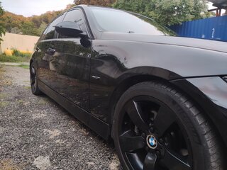 2006 BMW 3 серии 325i V (E90/E91/E92/E93), чёрный, 900000 рублей, вид 3