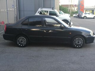 2006 Hyundai Accent ТагАЗ II, чёрный, 250000 рублей, вид 4