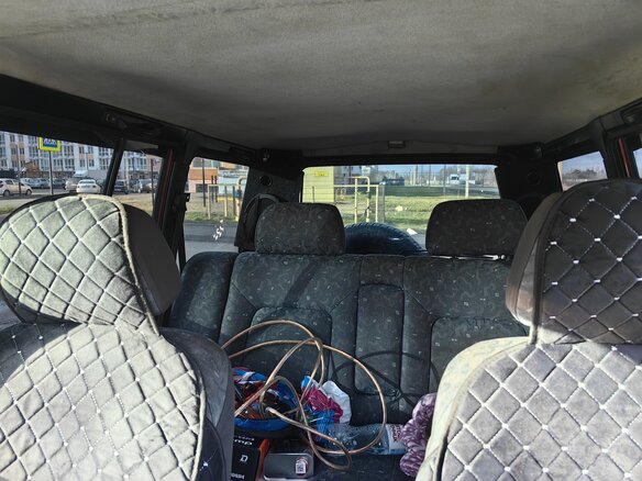 1998 Hyundai Galloper II, красный, 540000 рублей - вид 9