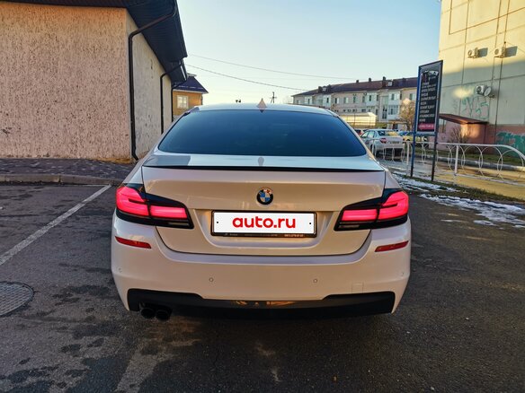 2016 BMW 5 серии 520d VI (F10/F11/F07) Рестайлинг, белый, 2100000 рублей - вид 10