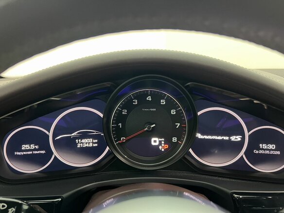 2017 Porsche Panamera 4S II, синий, 5690000 рублей - вид 11