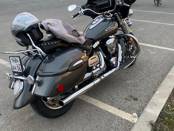 2008 Yamaha XV 1700 Road Star, чёрный, 690000 рублей - вид 9