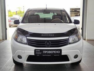 2013 Renault Sandero I, белый, 465000 рублей, вид 2