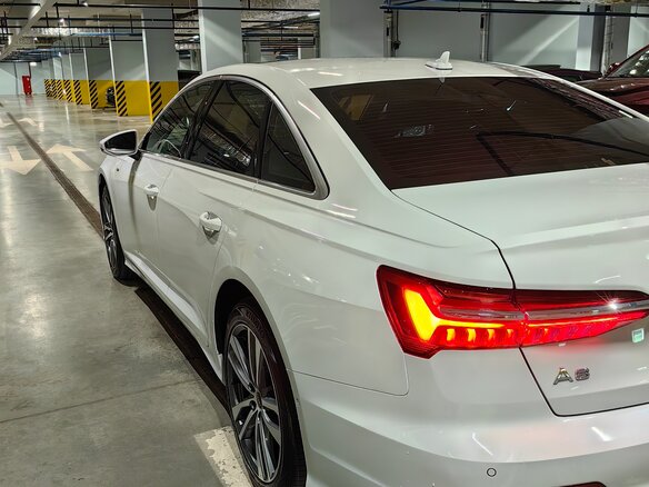 2021 Audi A6 45 TFSI V (C8), белый - вид 4