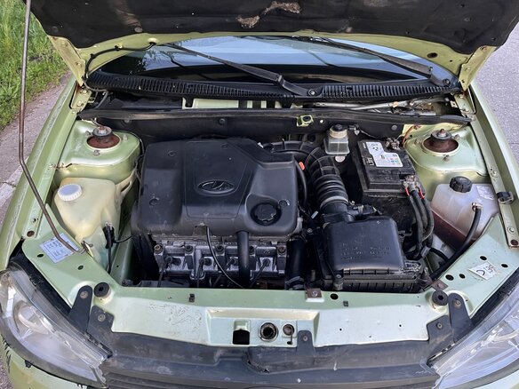 2006 Lada (ВАЗ) Kalina I, зелёный, 110000 рублей - вид 15