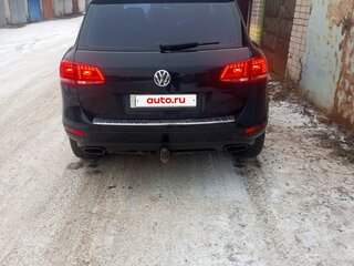 2012 Volkswagen Touareg II, чёрный, 1550000 рублей, вид 4