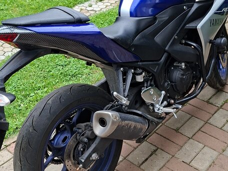 2015 Yamaha YZF-R3, синий, 380000 рублей, вид 2