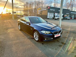 2015 BMW 5 серии 520i VI (F10/F11/F07) Рестайлинг, синий, 1900000 рублей, вид 2