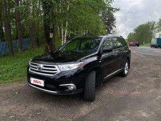 2013 Toyota Highlander II (XU40) Рестайлинг, чёрный, 1450000 рублей, вид 2